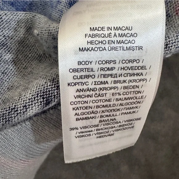 NWT Women Plus RALPH LAUREN Spring Beach Nautical Coastal Print light Sweater 2X - Picture 5 of 8